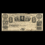 Canada, Newcastle District Loan Company, 4 dollars <br /> 20 août 1836