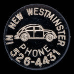 Canada, New Westminster Volkswagon Ltd., aucune dénomination <br /> 1972