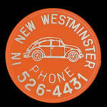 Canada, New Westminster Volkswagon Ltd., aucune dénomination <br /> 1972