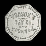 Canada, Compagnie de la Baie d'Hudson, 5 cents <br /> 1882