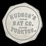 Canada, Compagnie de la Baie d'Hudson, 10 cents <br /> 1882
