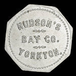 Canada, Compagnie de la Baie d'Hudson, 25 cents <br /> 1882