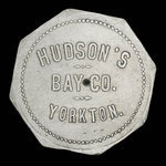 Canada, Compagnie de la Baie d'Hudson, 1 dollar <br /> 1882