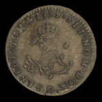 France, Louis XV, 2 sous <br /> 1739