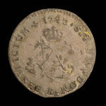 France, Louis XV, 2 sous <br /> 1742