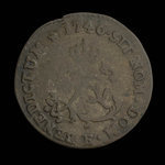 France, Louis XV, 2 sous <br /> 1746