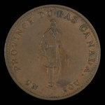 Canada, Banque de Montréal, 1/2 penny <br /> 1837