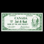 Canada, inconnu, 1 dollar <br /> 1972