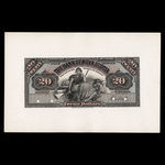 Canada, Banque Nouvelle-Écosse, 20 dollars <br /> 2 juillet 1896