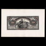 Canada, Banque Nouvelle-Écosse, 20 dollars <br /> 2 juillet 1896