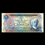 Canada, Banque du Canada, 5 dollars <br /> 1972