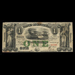 Canada, Banque de Montréal, 1 dollar <br /> 1 janvier 1849