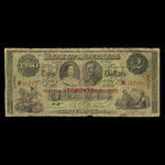 Canada, Banque de Montréal, 2 dollars <br /> 3 janvier 1859