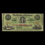 Canada, Banque de Montréal, 10 dollars <br /> 3 janvier 1859