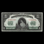 Canada, Dominion du Canada, 1 dollar <br /> 17 mars 1917