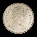 Canada, Élisabeth II, 25 cents <br /> 1965
