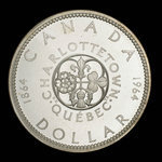 Canada, Élisabeth II, 1 dollar <br /> 1964