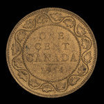 Canada, Georges V, 1 cent <br /> 1914