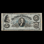 Canada, Banque Nouvelle-Écosse, 5 dollars <br /> 2 juillet 1881