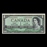 Canada, Banque du Canada, 1 dollar <br /> 1954