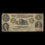 Canada, Central Bank of New Brunswick, 1 dollar <br /> 1 novembre 1860