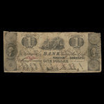 Canada, Commercial Bank (Kingston), 1 dollar <br /> 18 juillet 1837