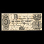 Canada, Phenix Bank, 1 dollar <br /> 4 mai 1837