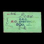 Canada, Compagnie de la Baie d'Hudson, 50 cents <br /> 1927