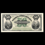 Canada, Banque d'Hochelaga, 50 piastres <br /> 1 mai 1898