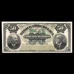 Canada, Banque d'Hochelaga, 50 piastres <br /> 23 février 1911