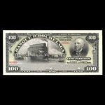 Canada, Banque d'Hochelaga, 100 piastres <br /> 1 mai 1898