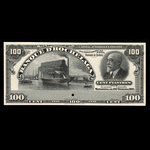 Canada, Banque d'Hochelaga, 100 piastres <br /> 23 février 1911