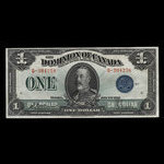 Canada, Dominion du Canada, 1 dollar <br /> 2 juillet 1923