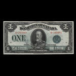 Canada, Dominion du Canada, 1 dollar <br /> 2 juillet 1923