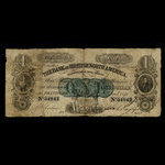 Canada, Bank of British North America, 1 dollar <br /> 1 janvier 1856