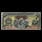Canada, Canadian Bank of Commerce, 10 dollars <br /> 2 janvier 1901