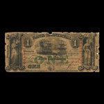 Canada, Banque de Montréal, 1 dollar <br /> 1 janvier 1849