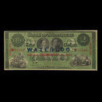 Canada, Banque de Montréal, 2 dollars <br /> 3 janvier 1859