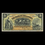Canada, Banque Nouvelle-Écosse, 5 dollars <br /> 1 septembre 1908