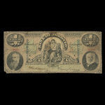 Canada, Bank of Toronto (The), 4 dollars <br /> 1 janvier 1876