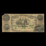Canada, Bank of Toronto (The), 10 dollars <br /> 2 juillet 1859