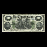 Canada, Traders Bank of Canada, 10 dollars <br /> 2 juillet 1897