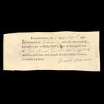 Canada, Herman Dockham, 2 livres, 12 shillings <br /> 4 août 1810