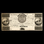 Canada, Jno. Molson (fils), 3 francs <br /> 1838