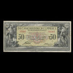 Canada, Canadian Bank of Commerce, 50 dollars <br /> 2 janvier 1917