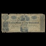 Canada, Central Bank of New Brunswick, 1 dollar <br /> 1 novembre 1847