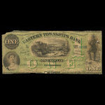 Canada, Eastern Townships Bank, 1 dollar <br /> 1 août 1859
