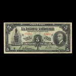 Canada, La Banque Nationale, 5 dollars <br /> 2 novembre 1922