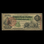 Canada, People's Bank of Halifax, 4 dollars <br /> 1 juillet 1870