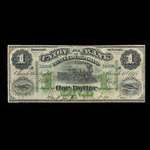 Canada, Union Bank of Prince Edward Island, 1 dollar <br /> 1 mars 1875